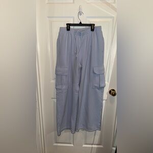 SKIMS COTTON FLEECE OVERSIZED CARGO PANT